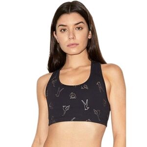 American Apparel womens Sleeveless Forward Racerback Bra, SIZE S